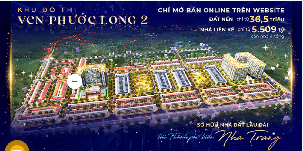 Khu đô thị  VCN Phước Long 2 - Cập nhật bảng hàng mới nhất