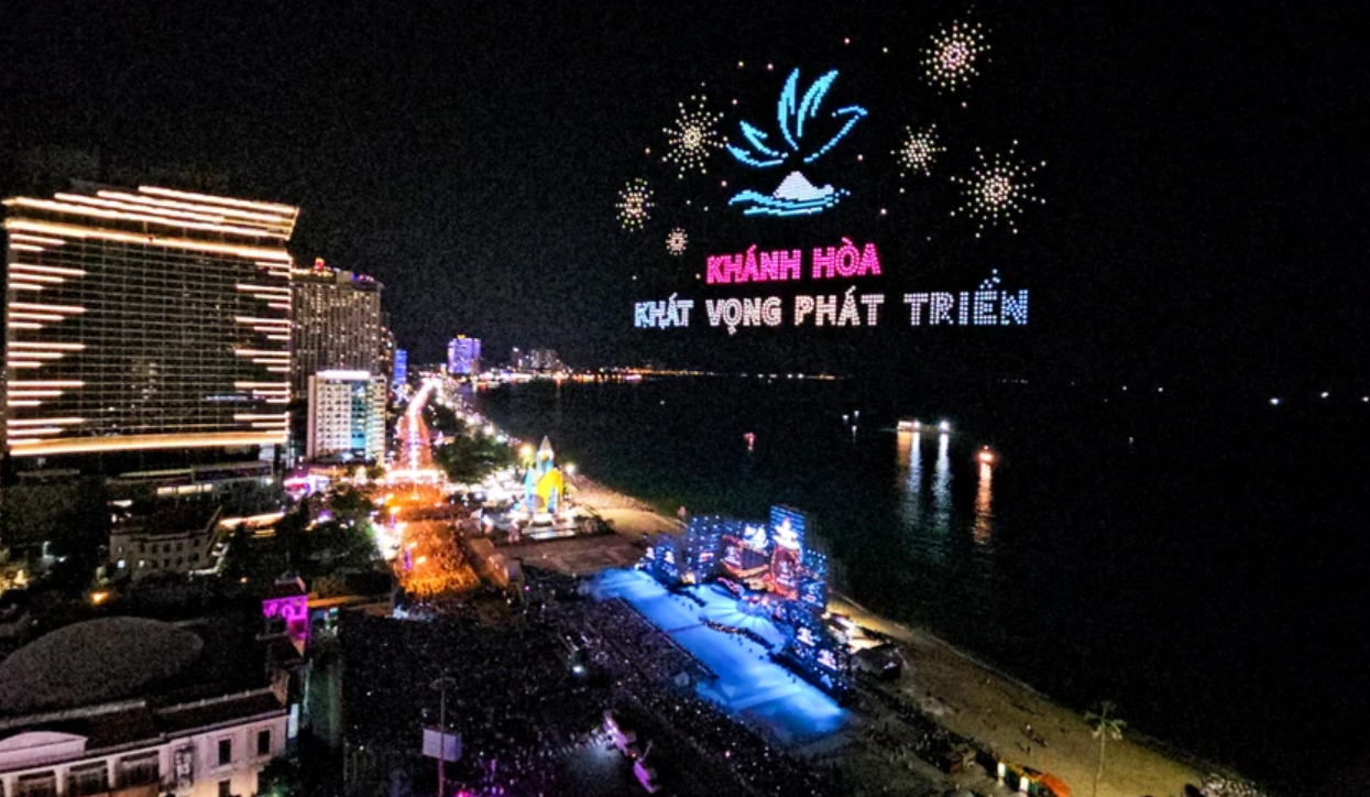 4 nước sẽ thi biểu diễn drone tại lễ hội ánh sáng ở Nha Trang